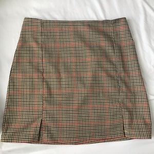 Plaid Skirt